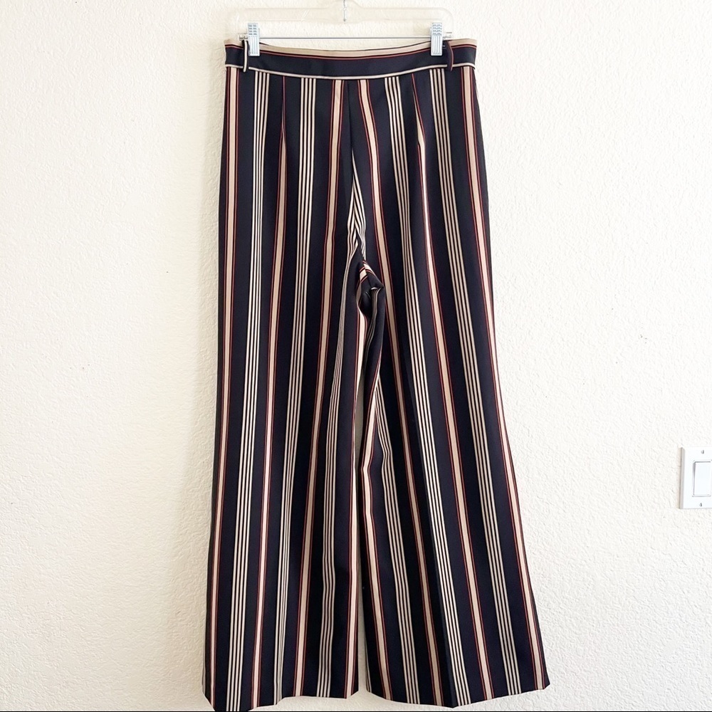 Lena Gabrielle Striped Wide Leg Pants Size 12